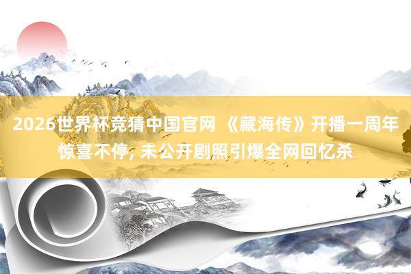 2026世界杯竞猜中国官网 《藏海传》开播一周年惊喜不停， 未公开剧照引爆全网回忆杀