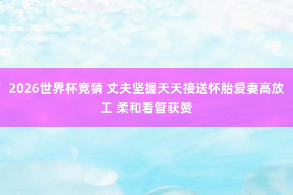 2026世界杯竞猜 丈夫坚握天天接送怀胎爱妻高放工 柔和看管获赞